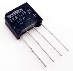 1.7A 800V Miniature Bridge Rectifier SKB208 SKB2-08L5A - click for details